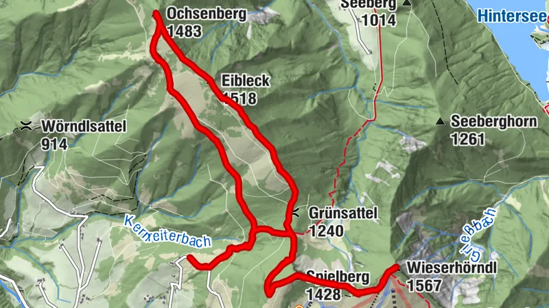 Spielberg Wieserhörndl Eibleck Ochsenberg