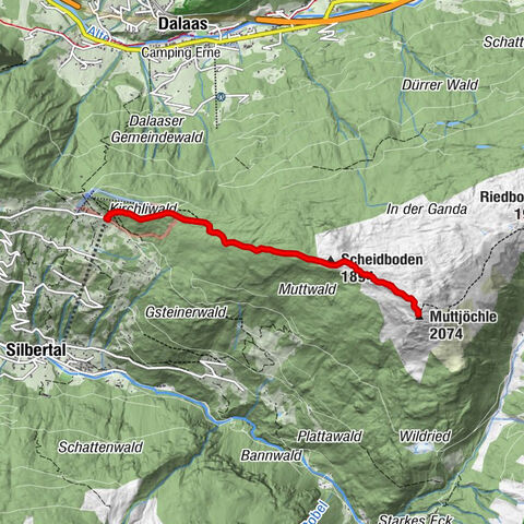 Muttjöchle summit trail