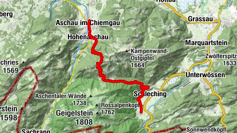 Alpen | Aschau | Sonnwendwand Überschreitung