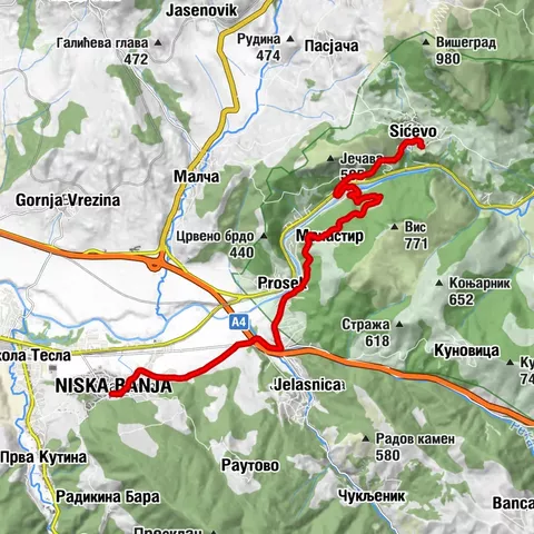 ST420 Niška Banja - Sićevo