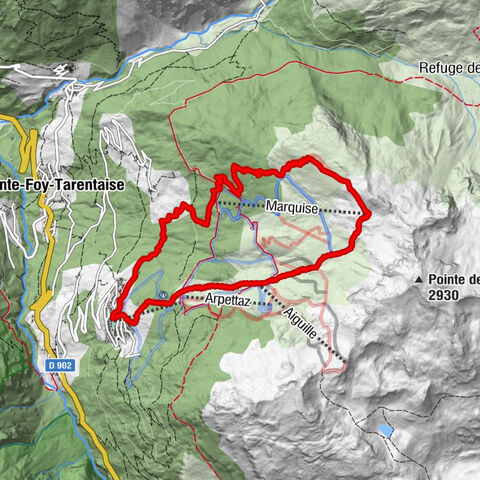 Skitour Sainte-Foy-Tarentaise