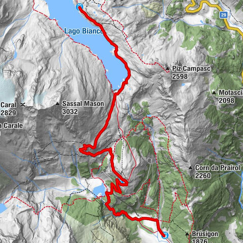 33.08 Ospizio Bernina - Cavaglia, Via Albula / Bernina