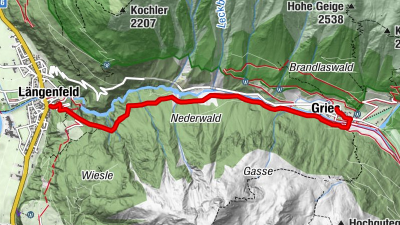 Längenfeld: Durch die Fischbachklamm