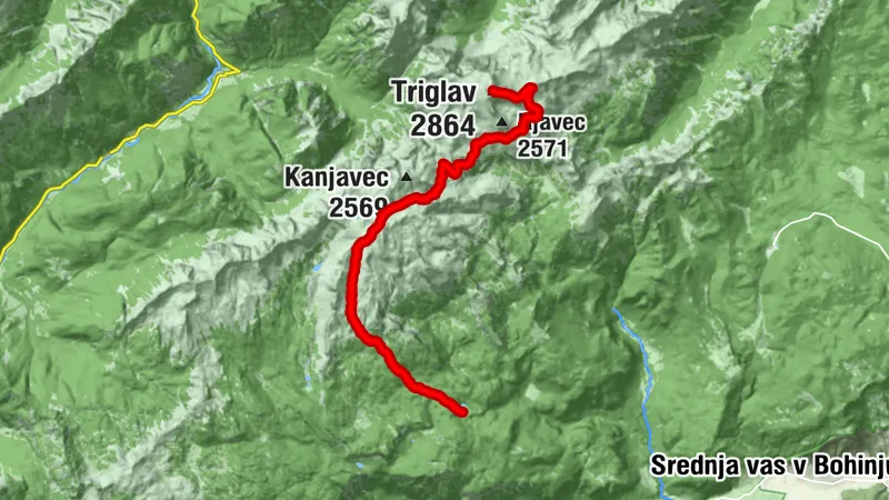 Koca na Planini -> Dom na Kredarici