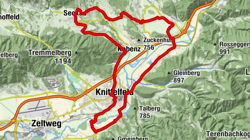 Lange Genussradrunde ab Camping Murinsel durchs Aichfeld