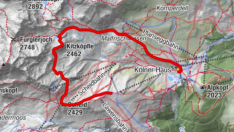 Serfaus: Murmeltierpfad