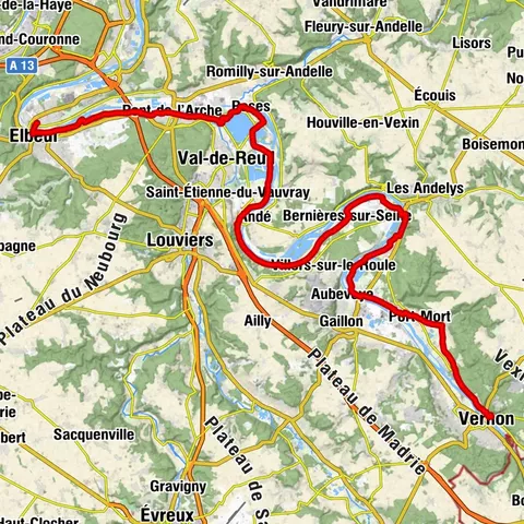 Seine à vélo Vernon - Elbeuf