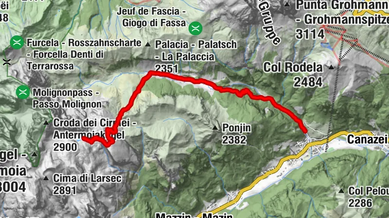 Campitello di Fassa - Rifugio Micheluzzi-Val Durron-Lago di Antermoia -Alto Adige/Südtirol/Italia