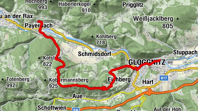 Payerbach,  Gloggnitz Bahnwanderweg