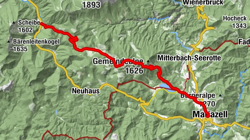 TZB Wandern Mariazell mit Brachalm