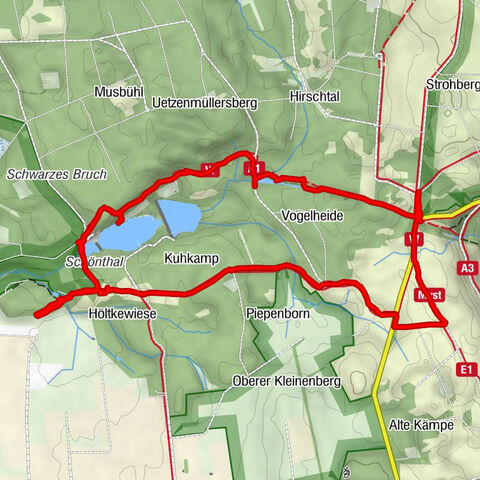 Eisenbahneinschnitt - Klippenweg