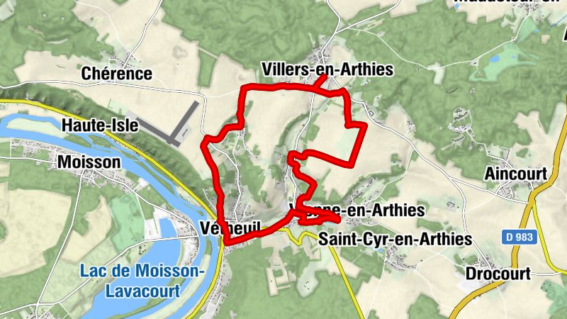 Circuit la Vallée du Roi : Villers en Arthies