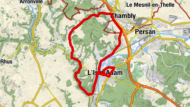 Forêt de l'Isle Adam - Vallée du Sausseron