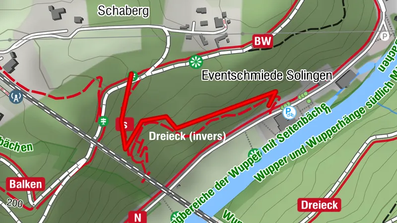 Zuweg Müngstener Brückenpark