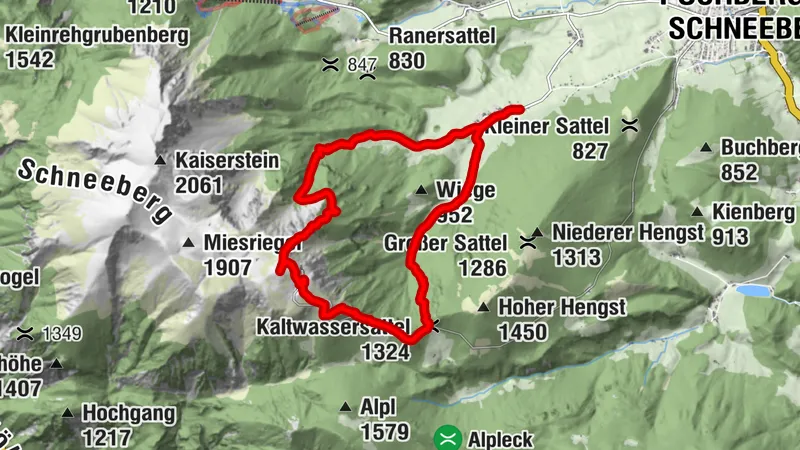 Waxriegel über Herminensteig