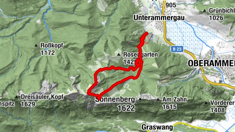 Teufelstättkopf, Unterammergau, Bayern/Deutschland