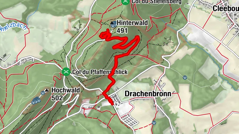 Parking Drachenbronn-Chemin Cimes