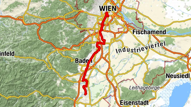 Felixdorf - Wien Wieden One Way