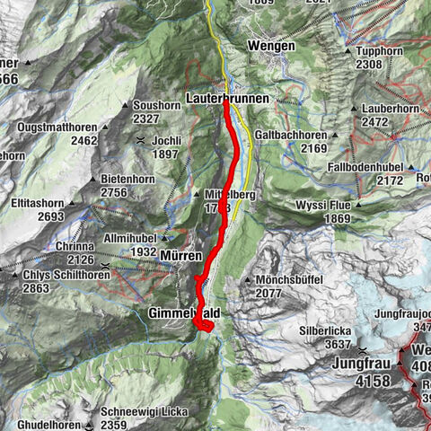 Durch das Lauterbrunnental