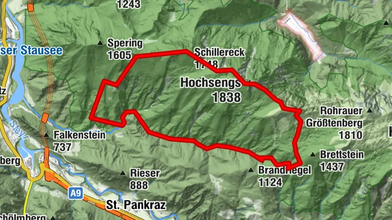 Schillereck und Hochsengs im Sengsengebirge (OÖ)