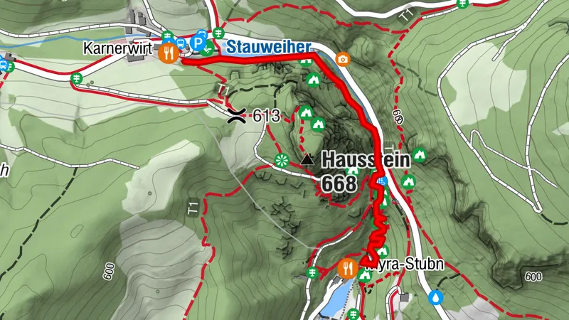 Muggis Rätselwanderweg Myrafälle