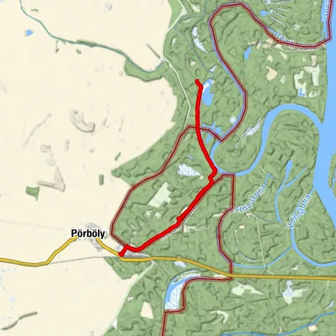 Gemenc kék túra 8 km