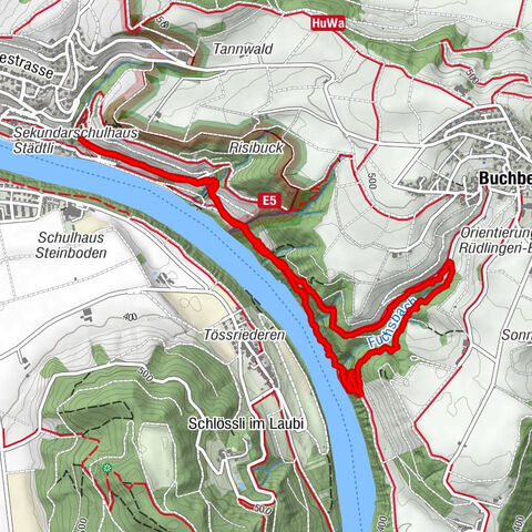 Eglisau - Buchberg - Eglisau