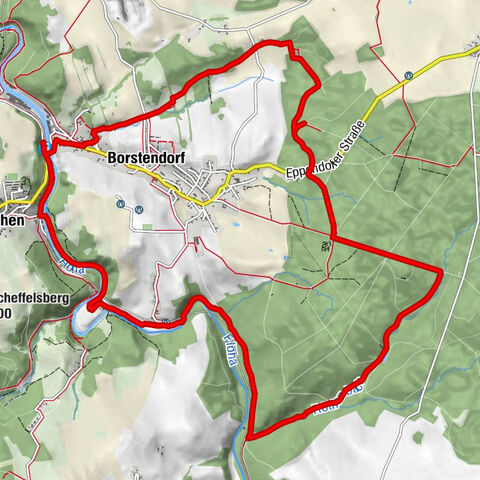 Around Borstendorf - the chess village in the Ore Mountains