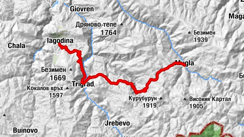 ST517 Yagodina – Mugla