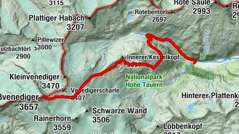 Matrei in Osttirol - Alte Prager Hütte - Neue Prager Hütte - Großvenediger