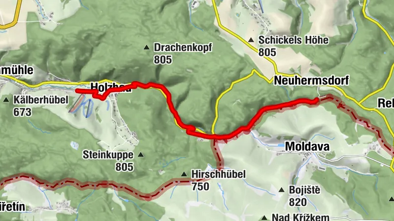 Blockline Etappe 01: Holzhau » Neuhermsdorf