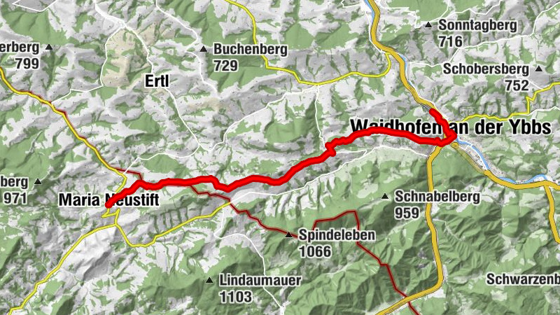 04 Voralpenweg, Etappe 09: Waidhofen - Maria Neustift
