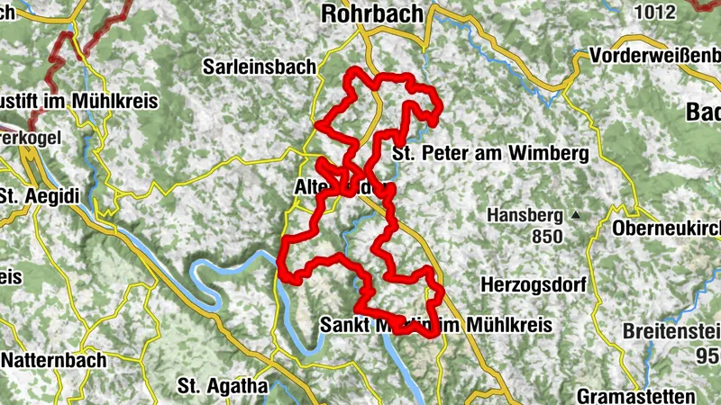 Mountain bike route: Mühltalrunde