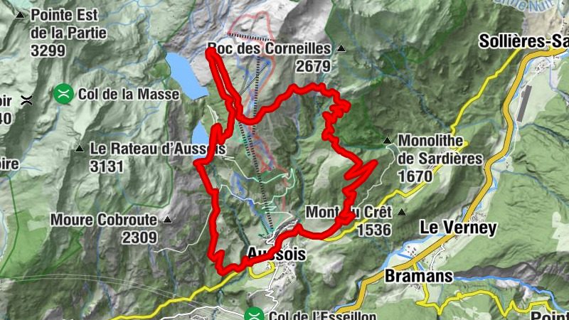 Cross-country mountain biking: Plan d'Aval