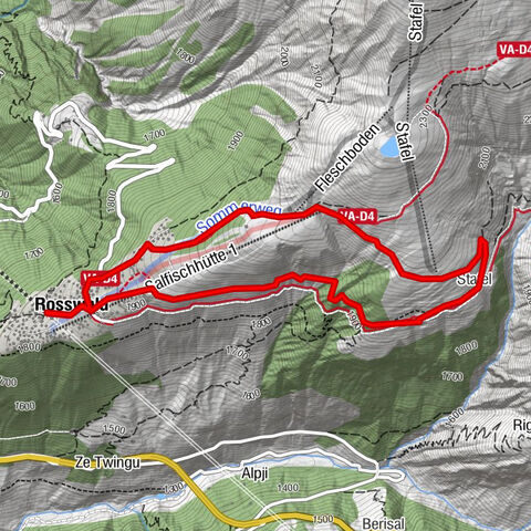 Höhenwanderung Rosswald