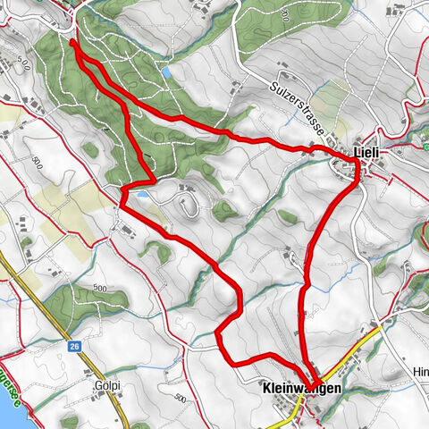 Rundwanderung Schloss Heidegg, Luzern