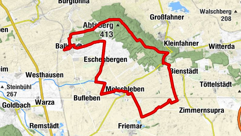 Fahner Höhe / Nessetal