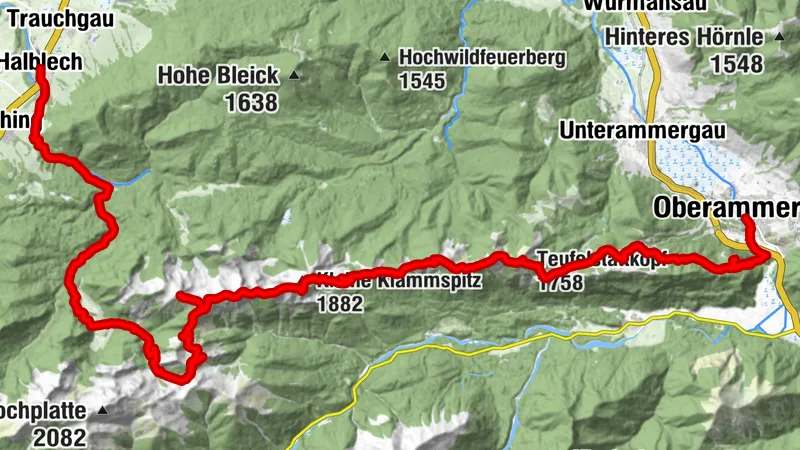 Hut hiking (3 overnight stays) - Ammergau High Trail