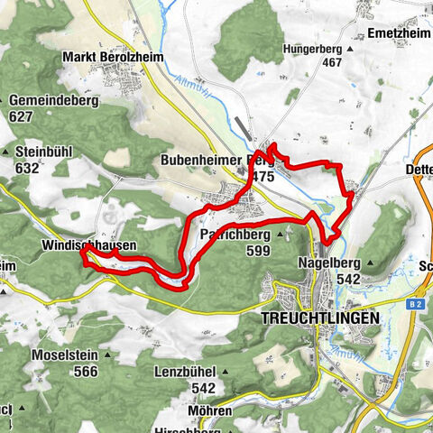 Wirtshaus Tour - lange Variante durch das Rohrachtal