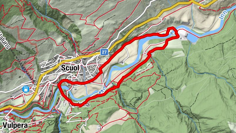 Scuol – Gurlaina – Pradella (RW)