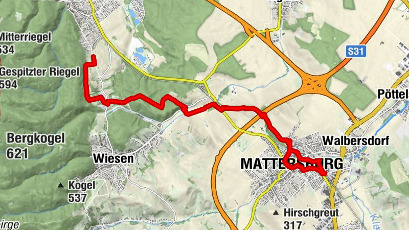 Runde Regenbogen Pyramide
