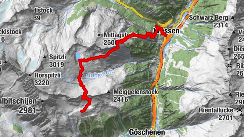 Von Wassen via Bandlücke zur Salbithütte SAC