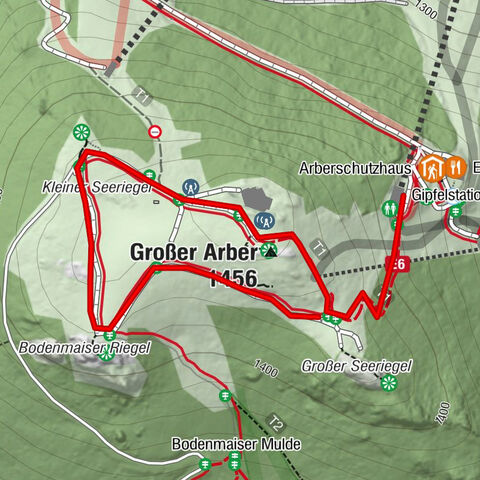 Rundwanderweg auf dem Gipfelplateau am Grossen Arber