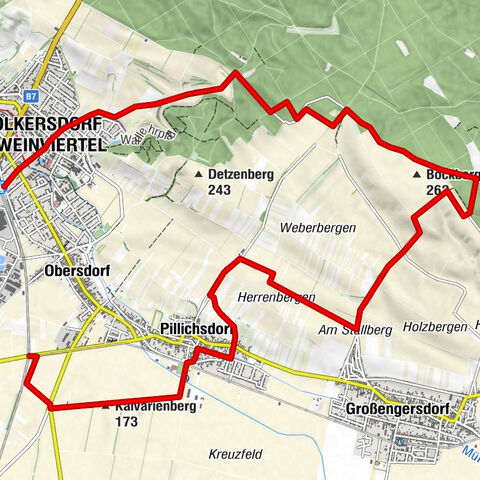 Hochleithenwald, Kellergassen, Hügelgrab
