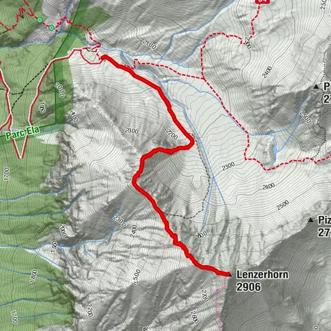 Alp Sanaspans - Lenzerhorn