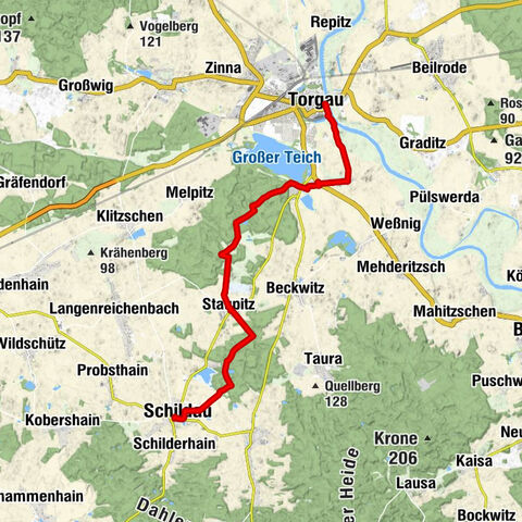 Luther Trail Saxony from Torgau to Belgern-Schildau