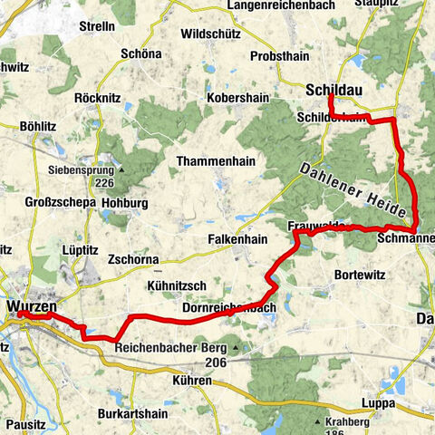 Luther Trail Saxony from Belgern-Schildau to Wurzen