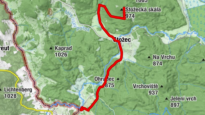 Wanderung zur Tussetkapelle/Tschechien