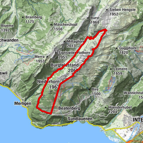 Niederhorn-Burgfeldstand-Gemmenalphorn-Justistal-Beatenberg