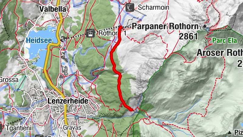 Alpine flora trail